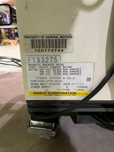Used 2013 FANUC R2000IB/250F WITH R30IA CONTROLLER