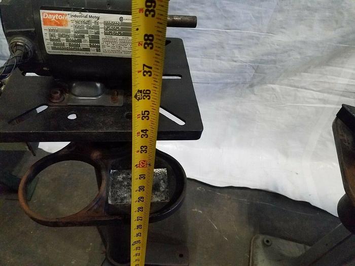 Used Pedestal Motor Mount with 1/2 HP Electric Motor 120V
