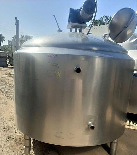 Used 600 GALLON ST. REGIS MIX TANK - S/S - JACKETED