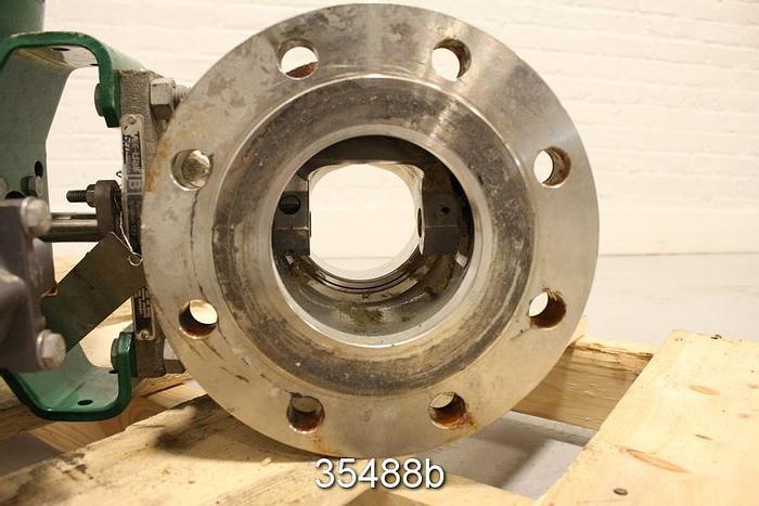 Used Fisher V-150 Ser B 4" V-Ball Control Valve #35488