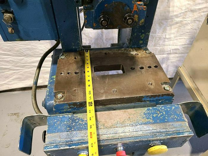 Used Rouselle 14 Ton Stamping Punch Press Air Clutch Brake Stamp Forge Pierce Metal
