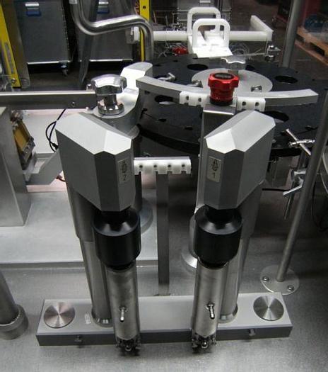 Used J 14553 D - Liquid Filler / Stopper Inserter BAUSCH + STRÖBEL KSF 1025