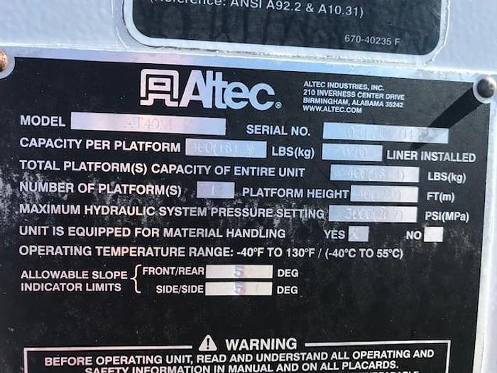 Used 2011 Ford F550 4x4 Altec AT40-MH 45ft Bucket Truck - C03766