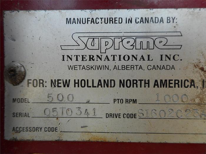 Used SUPREME INTL 500