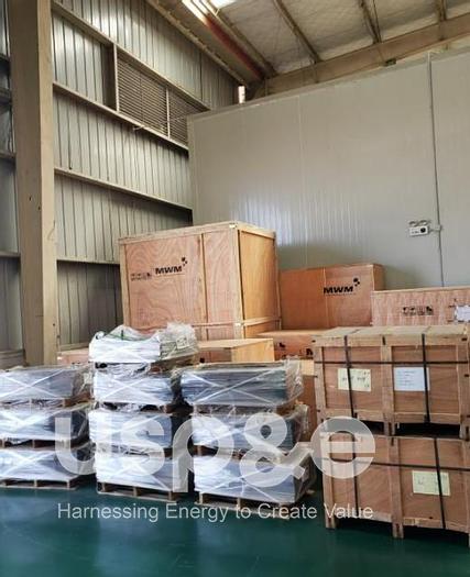 Used 34.4 MW 2015 New MWM TCG2032V16 Natural Gas Generator Set