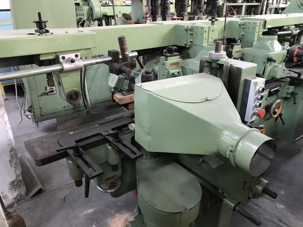 Usato *RISERVATA* Scorniciatrice Weinig Unimat 17N, alberi 7+1