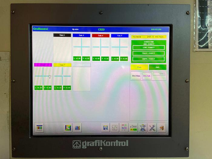 Refurbished CERUTTI 28R - Rotogravure 8 Colours machine