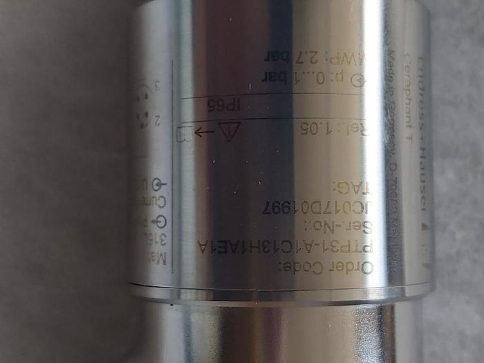 Intellig. Druckschalter, Ceraphant T, PTP31-A1C13H1AE1A, Niro, Endress und Hauser, neu