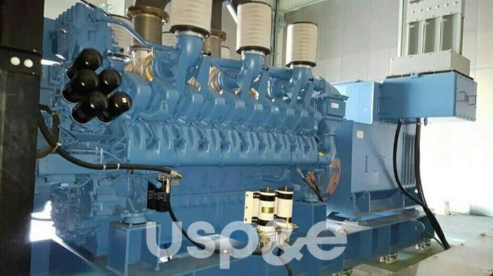 2.5 MW 2011 New MTU 20V4000G43 Diesel Generator Sets
