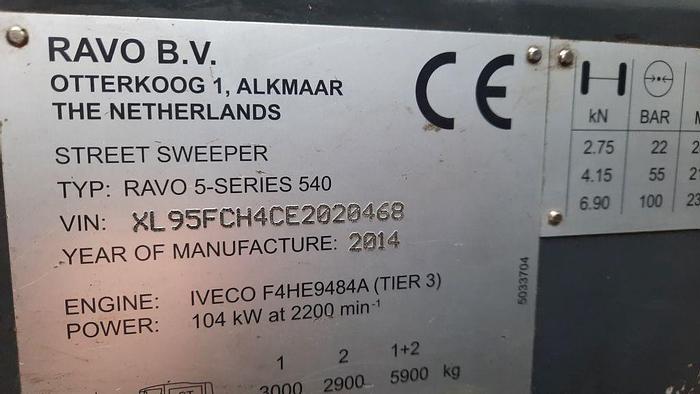 Gebruikt 2014 Ravo 540 STH
