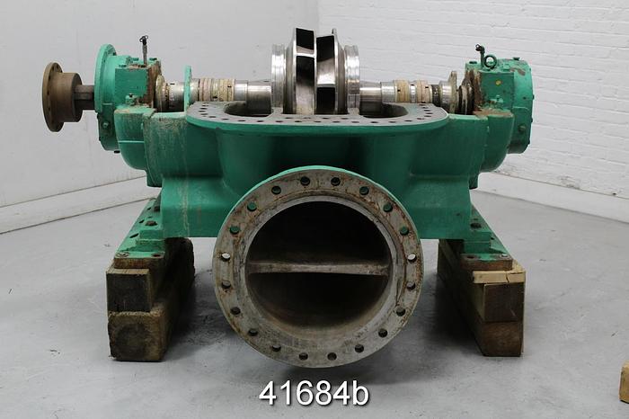 Used Sulzer ZUU-50 Double Suction Fan Pump, 20x24, Stainless Steel #41684