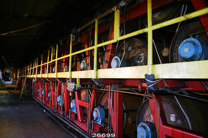 Used Black Clawson  Dryer Section Of 97 Dryers Total, Including (12) Black Clawson 42" Dia 75 Psig Dryers, And (85) Black Clawson 48" Dia 125 Psig Dryers.  All Dryer Cans Have 120" Face. #26699