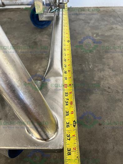 Used DCI 200 Liter Stainless Steel Jacketed Reactor Mixing Tank w/ PharMix Agitator