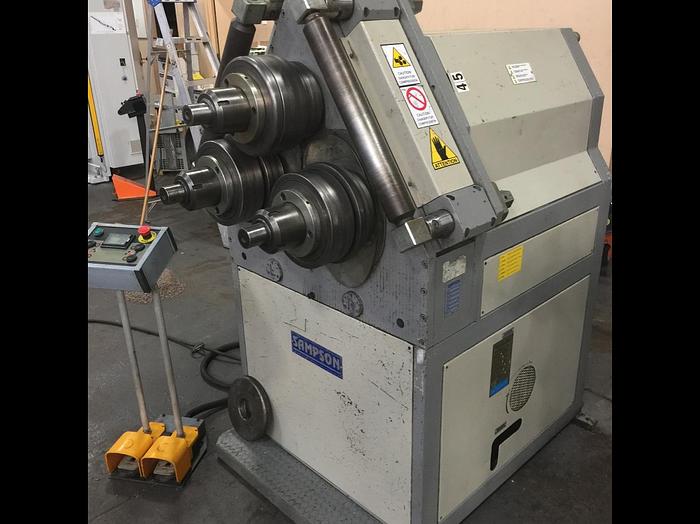 Used 3" X 3" X 5/16", SAMPSON, 2006, HYDRAULIC ANGLE ROLLS