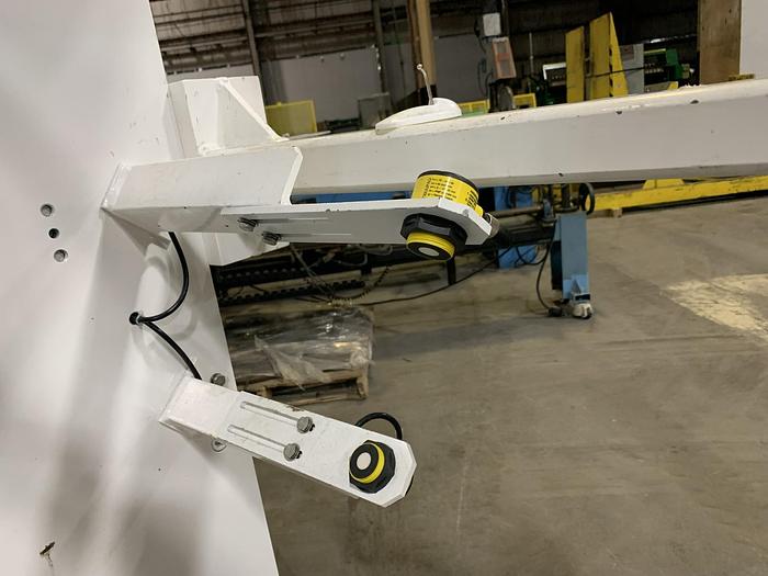 Used 18" WIDE WEBEX MODEL 1251 DUPLEX REWINDER W SIMCO ION BLOWER AND COGNEX CAMERA