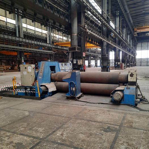 Used Plate Bending Rolls Capacity 3.5m x 35mm Prebend up to 70mm Rolling