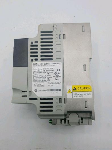 Used Allen Bradley Powerflex 22F-D2P5N113 Series A. 1HP drive