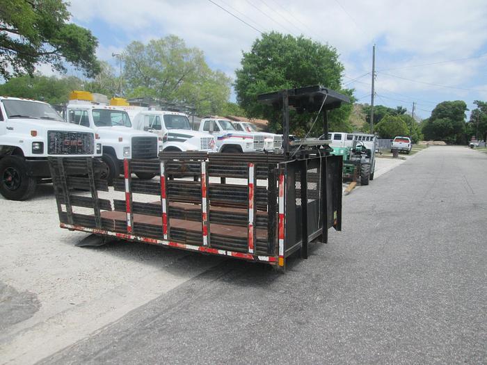 Used 12' Flat Bed Stake Body Truck Bed