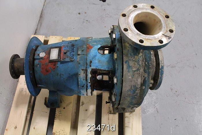 Used Goulds 3175 Pump, 3175M, 6x8x18, 2/4-Vane 15.5" SS Impeller #23471