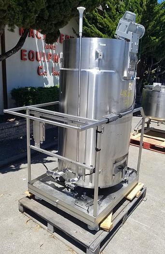 Used Tank, 130 Gallon, 316 S/st, Jkt, Fermenter, #S743071