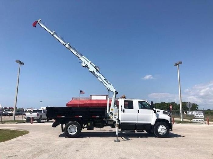 Used 2008 GMC 7500 Crew Cab Dump Bed 9,590 lb Knuckle Boom - C08711