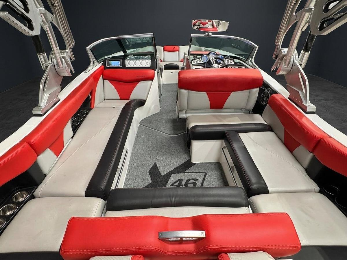 Used 2016 Mastercraft X46 - Red Metal Flake / Black