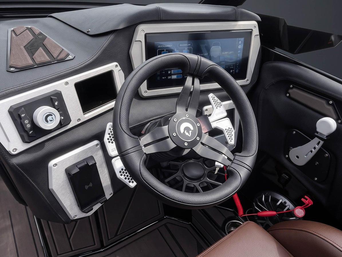 2027 Centurion Nv243 in Black Metal Flake w/ Saddle Brown interior