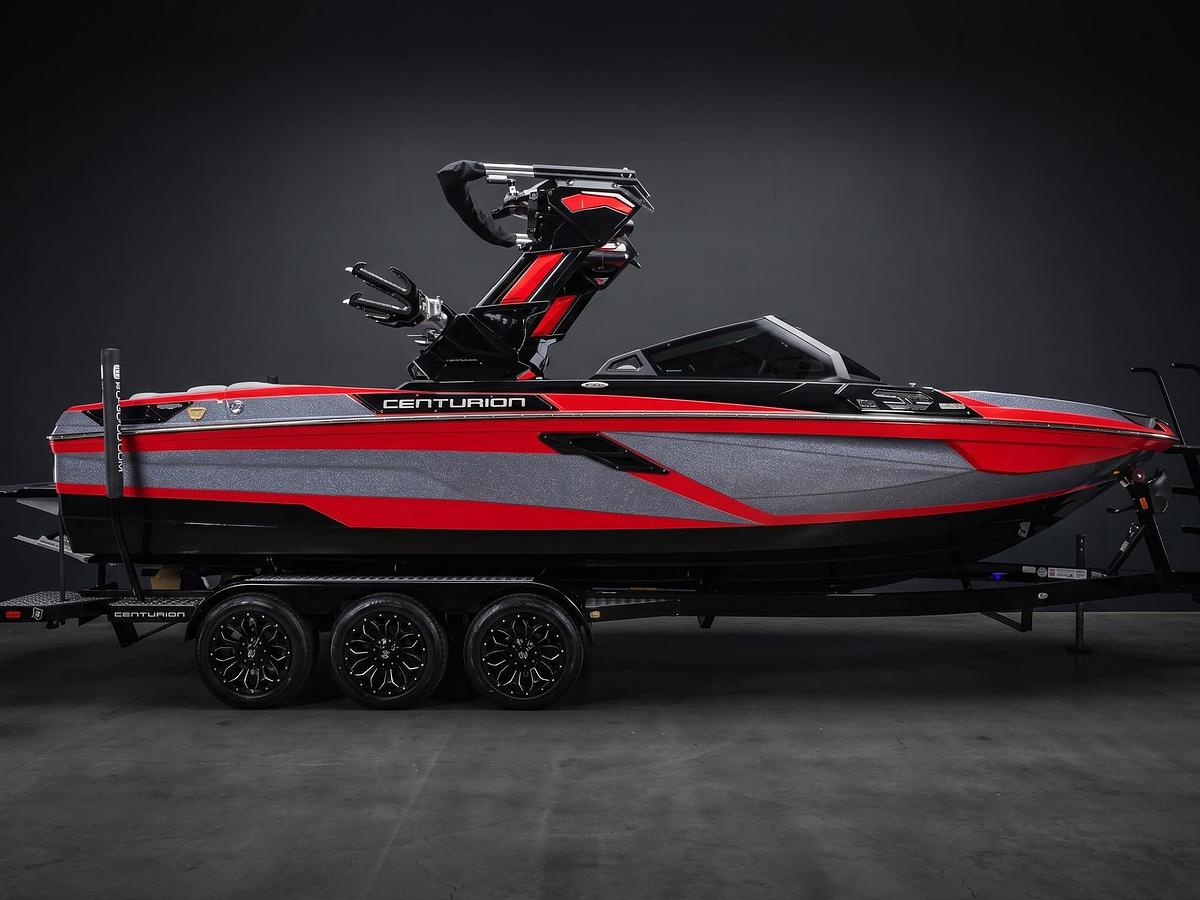 2026 Centurion Ri245 Onyx Black / Gunmetal Flake / Red