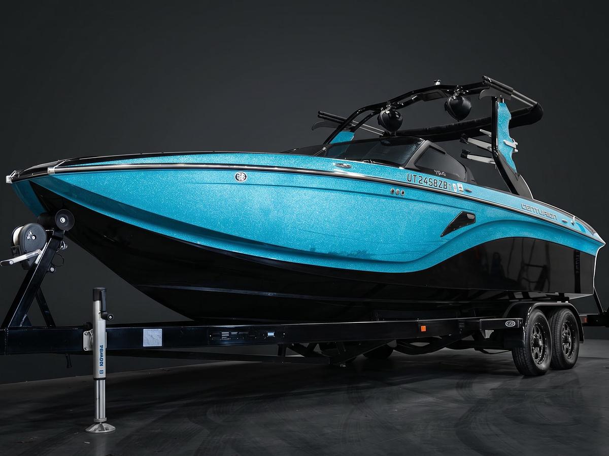 Used 2020 Centurion Vi24- Onyx Black / Sky Blue Flake