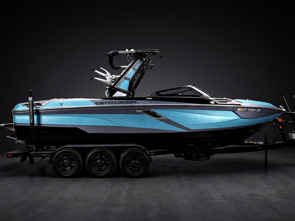 Used 2021 Centurion Ri245 in Onyx Black / Gunmetal Flake / Sky Blue Flake