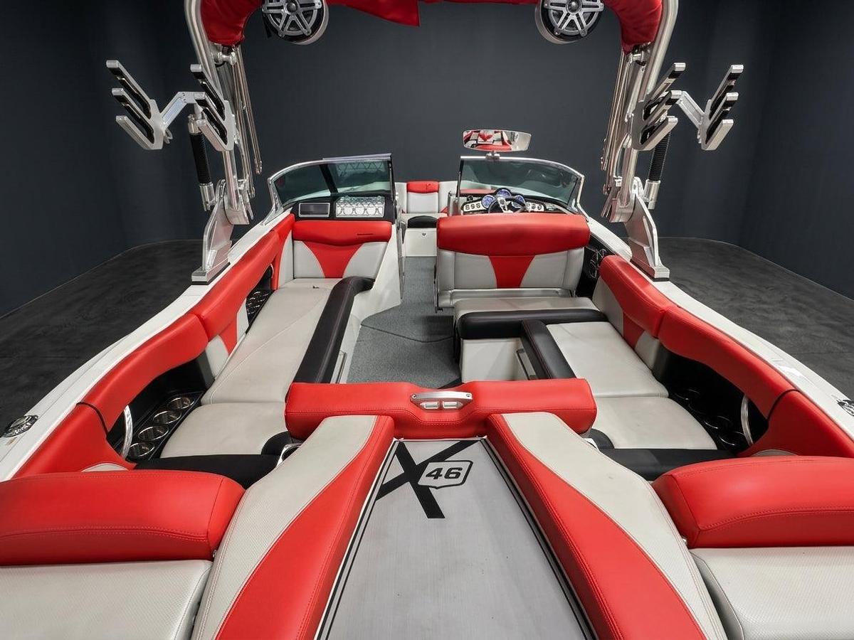 Used 2016 Mastercraft X46 - Red Metal Flake / Black