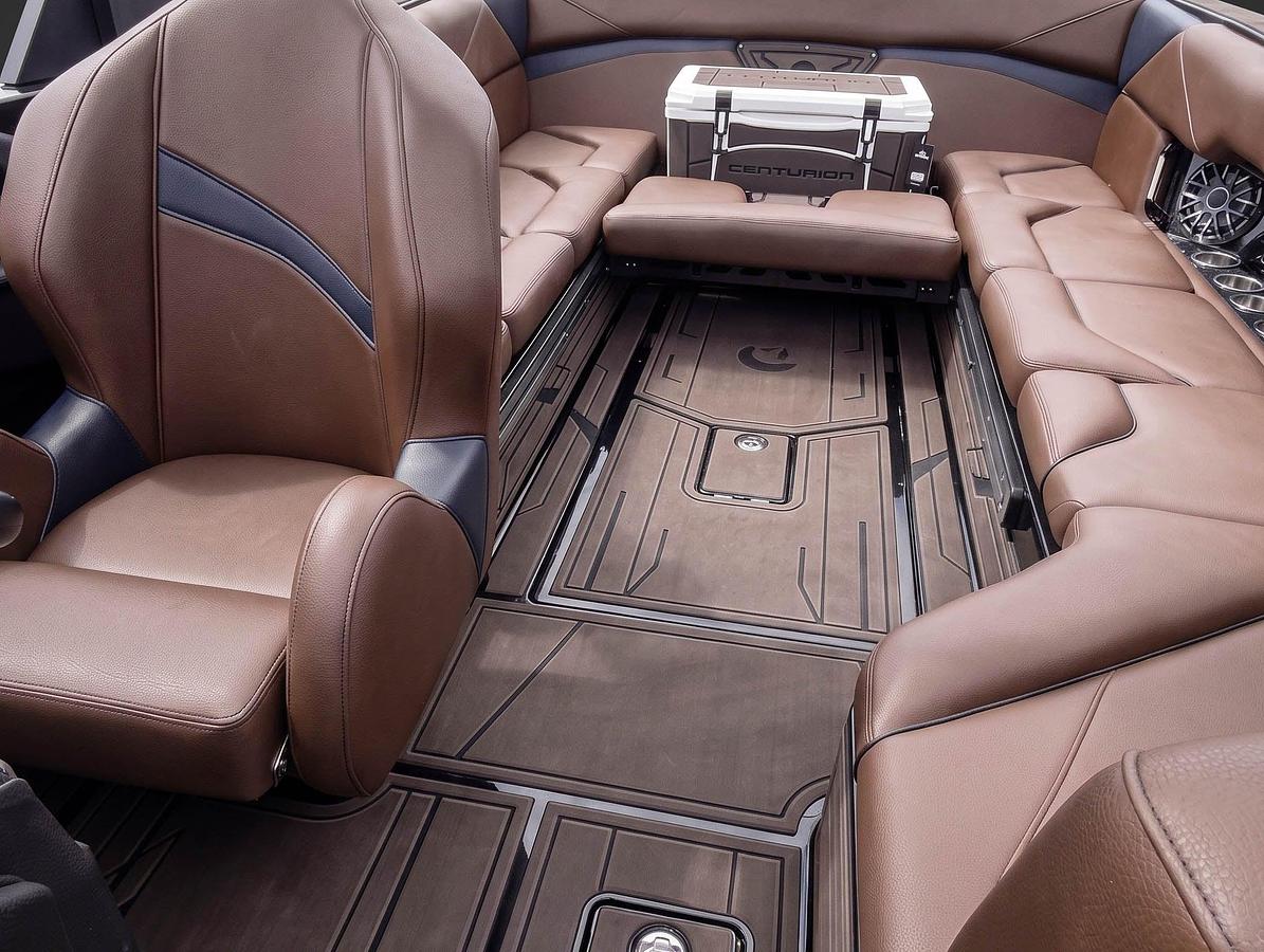 2027 Centurion Nv243 in Black Metal Flake w/ Saddle Brown interior