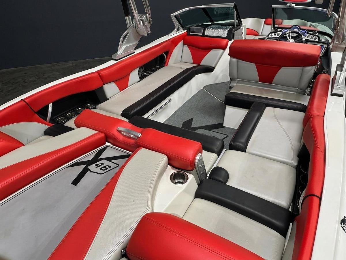 Used 2016 Mastercraft X46 - Red Metal Flake / Black