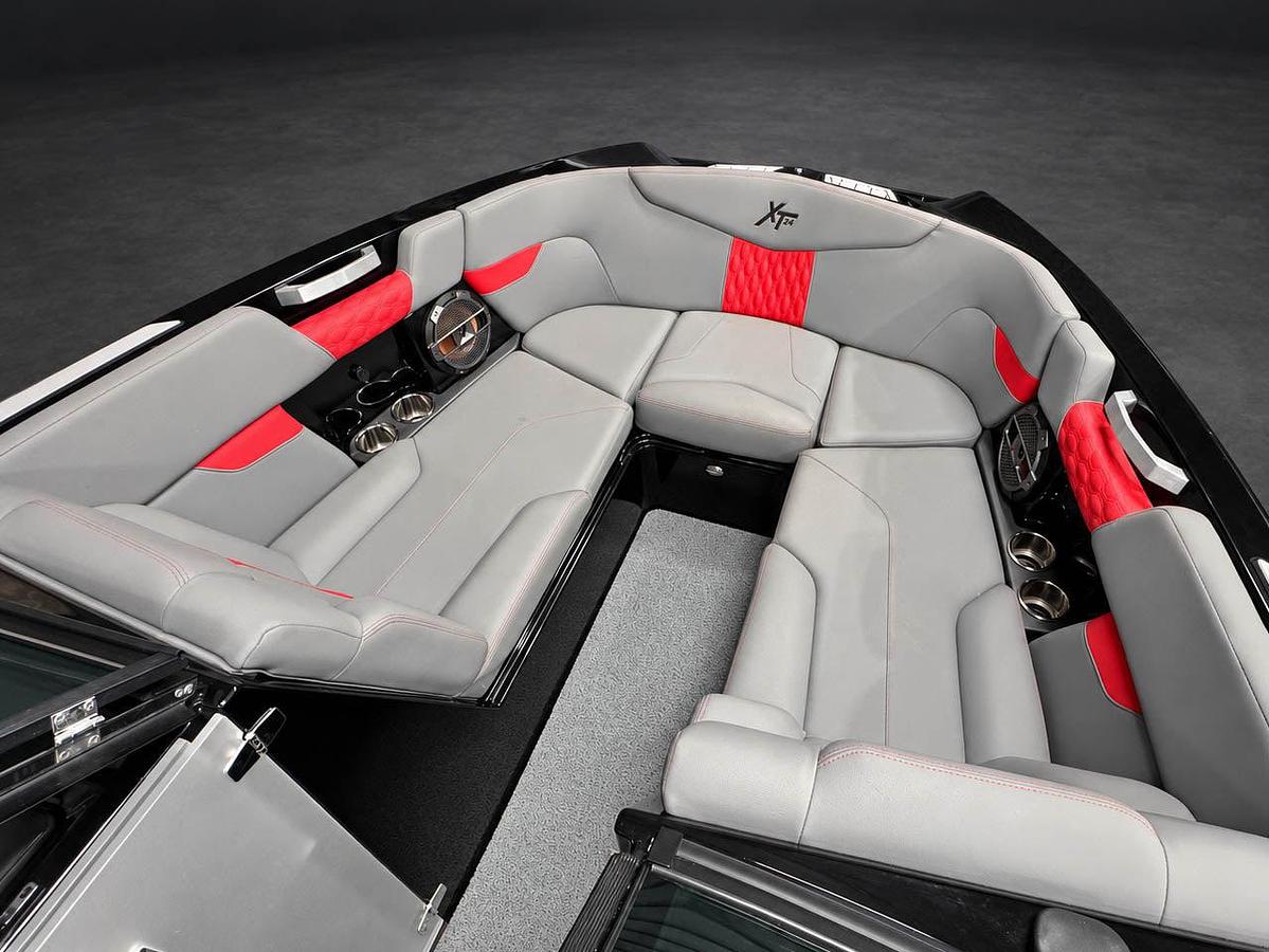 Used 2022 Mastercraft XT24 in red w/ GRAY interior