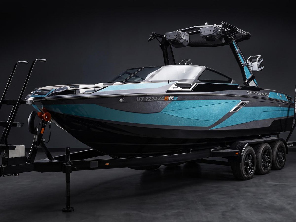 Used 2021 Centurion Ri245 in Onyx Black / Gunmetal Flake / Sky Blue Flake