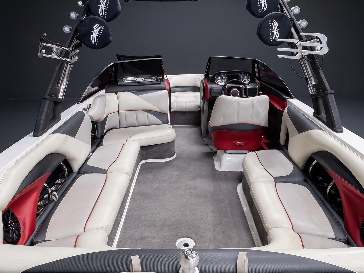 Used 2013 Malibu 247 LSV in Red / White / Black