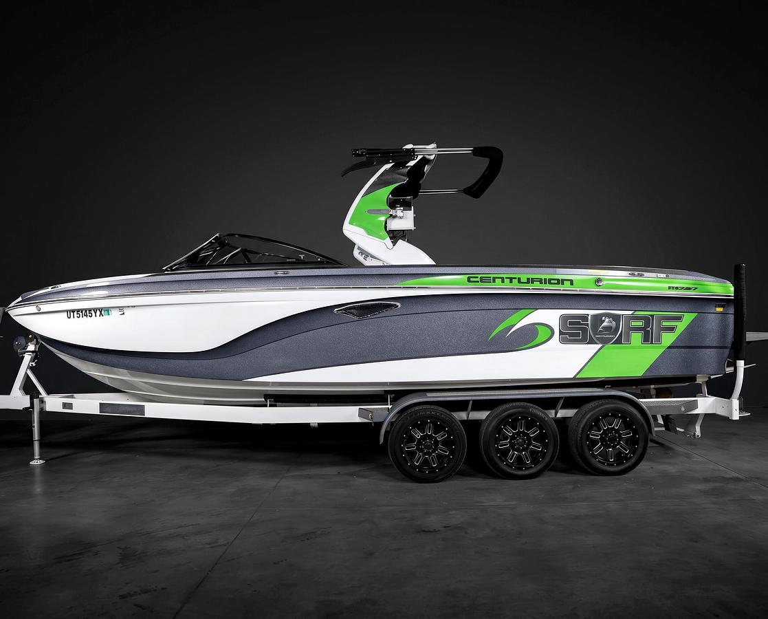 Used 2017 Centurion Ri257 - White / Gunmetal Flake / Green