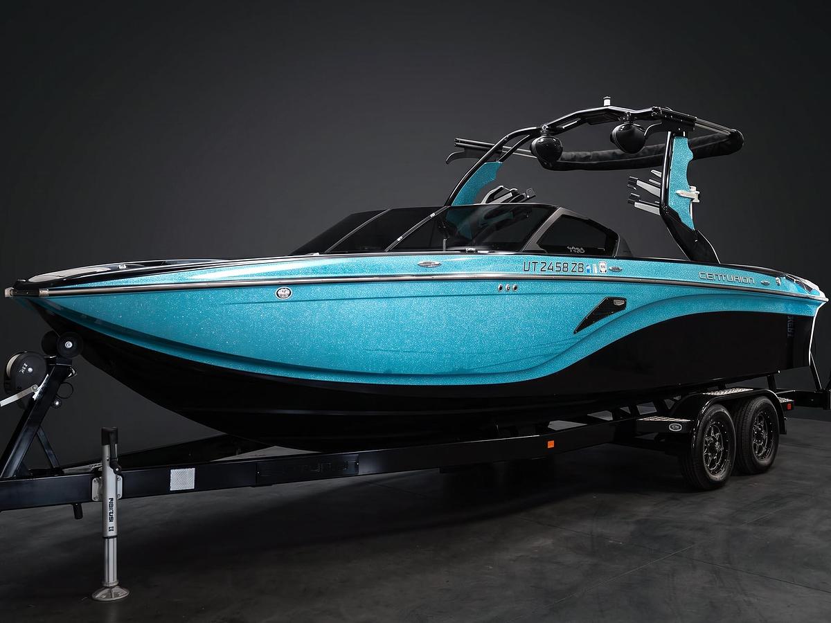 Used 2020 Centurion Vi24- Onyx Black / Sky Blue Flake