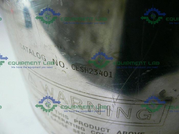 Used Millipore CESH23401 Stainless Steel Jacketed 10 Liter Pressure Vessel 100 PSI