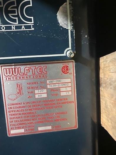 Used WULFTEC INTERNATIONAL MDL. WHP-200 WRAPPER