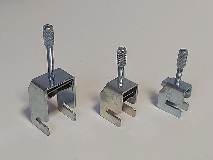 1 Set = 12 Stück Schirmanschlussklemmen, 3 Größen, SK20, SK14, SK8, Phönix neuwertig