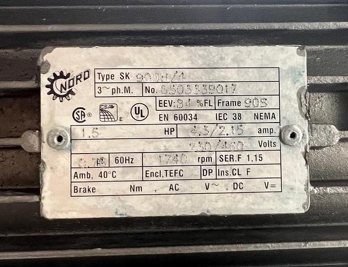 Used 150 GALLON LEE SINGLE MOTION KETTLE - S/S - 50 PSI JACKET