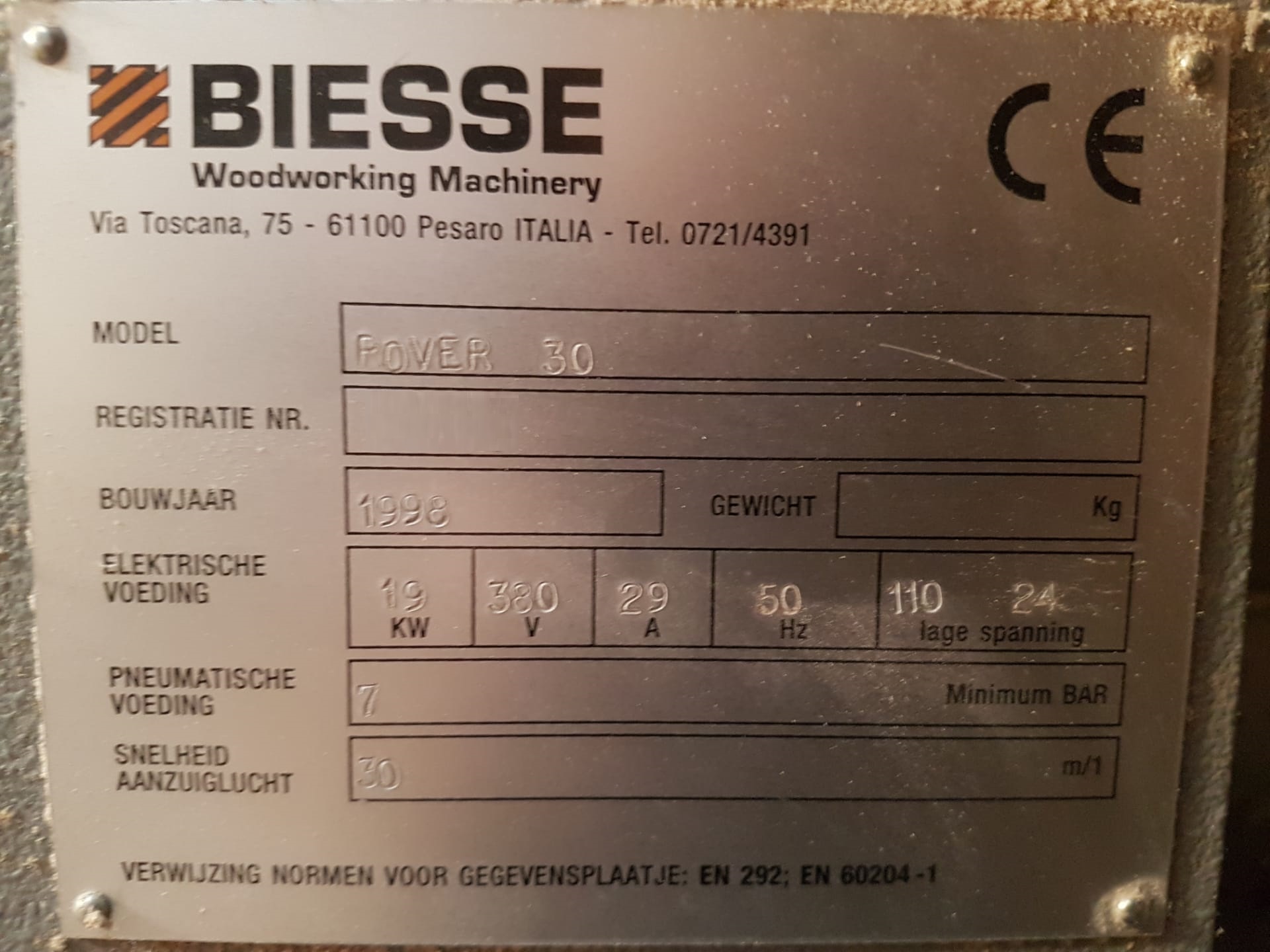 Usado 2009 BIESSE Rover 30