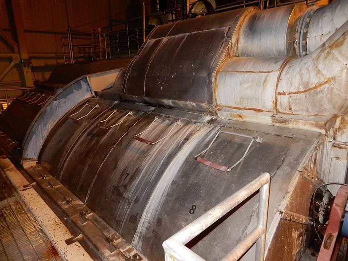 Used RAUMA REPOLA PRESSURE FILTER DRUM THICKENER 294 BDTPD MODEL PWT4080