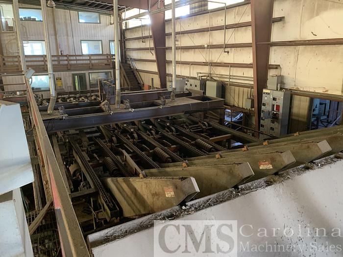 Used Brewer 9-Head Resaw Line