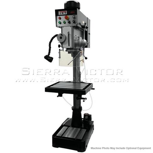 JET JDP20EVST-230-PDF EVS Gear Head Drill Press with Powerfeed 230V 354245