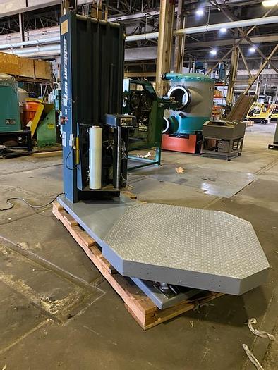 Used LANTECH LAN-WRAPPER STRETCH WRAPPER W/ 48" x 48" PLATFORM