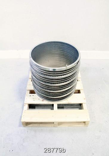 Used Voith VS 10 Slotted Pressure Screen Basket, 0.2mm Slot #28779