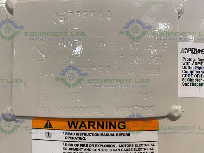 Used SPX Hankison  HPR35 Non-Cycling Compressed Refrigerated Air Dryer w/ 80VL Tank