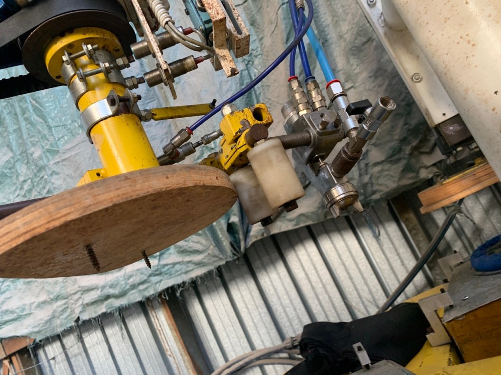 Usato Giostra per incollare a tre stazioni Omef